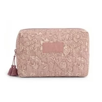 Cotton & polyester toiletry bag 22,5 x 15  x 6 cm
