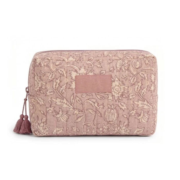 Cotton & polyester toiletry bag 22,5 x 15  x 6 cm