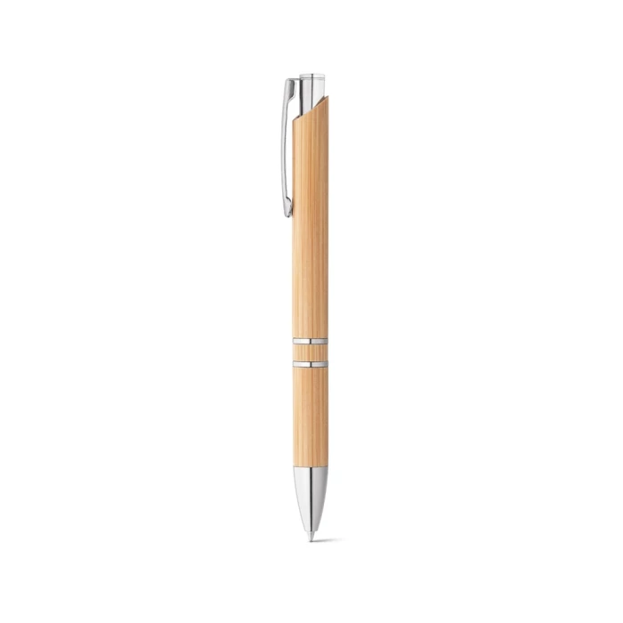 Bamboo & metal pen
