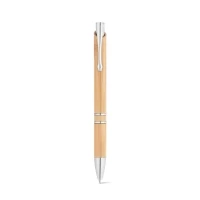 Bamboo & metal pen