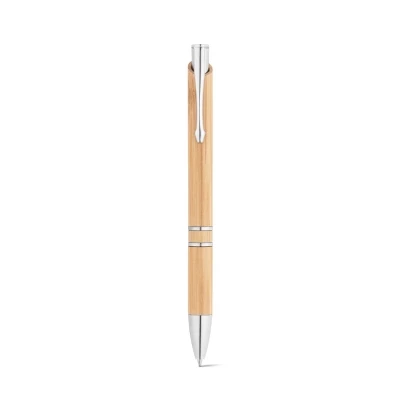 Bamboo & metal pen