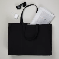 Recycled canvas totebag 400g -2% water.org