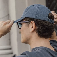 Casquette coton recyclé delavé