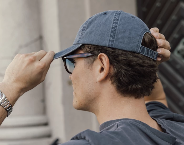 Casquette coton recyclé delavé