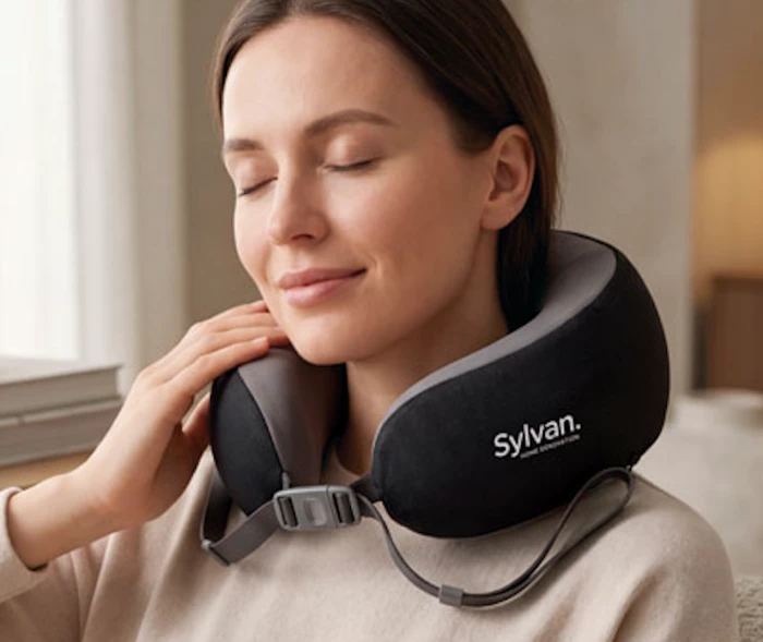 Shape-Memory travel cushion & massager