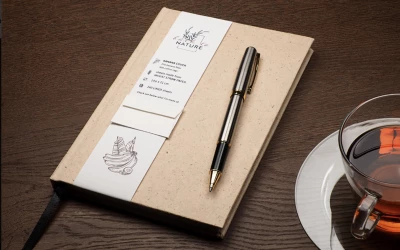 Carnet A5 banane et coton recyclés