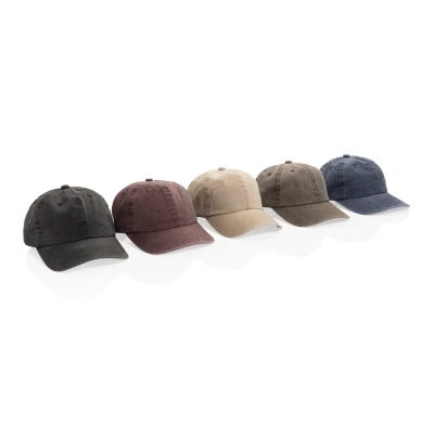 Casquette coton recyclé delavé