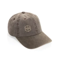 Casquette coton recyclé delavé