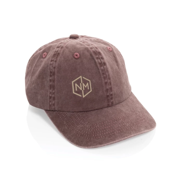 Casquette coton recyclé delavé