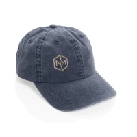 Casquette coton recyclé delavé