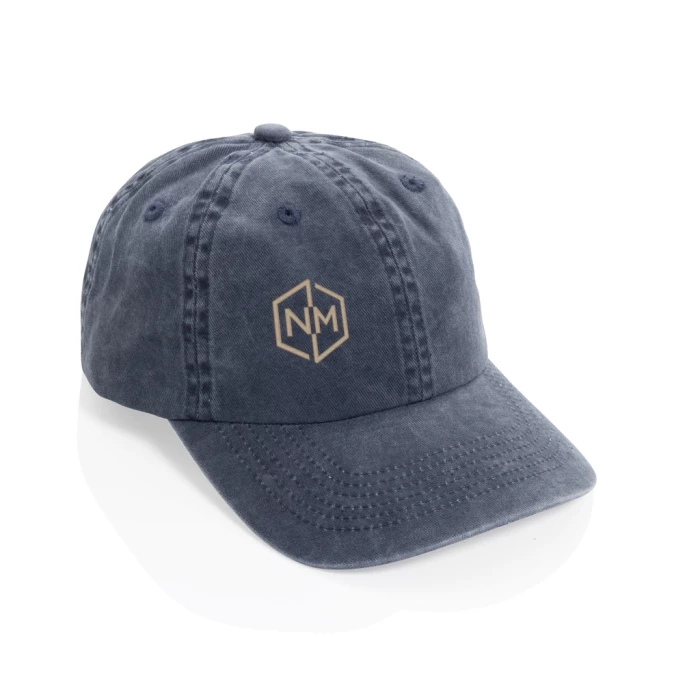 Casquette coton recyclé delavé
