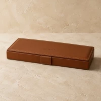 Boite bijoux cuir pleine fleur 