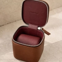 Ecrin montre cuir pleine fleur