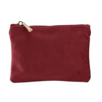 Recycled velvet pouch 17 x 12 cm