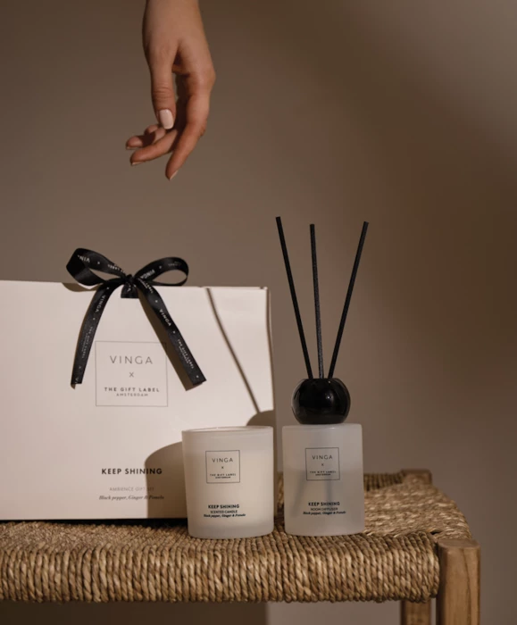 Candle & diffuser-set