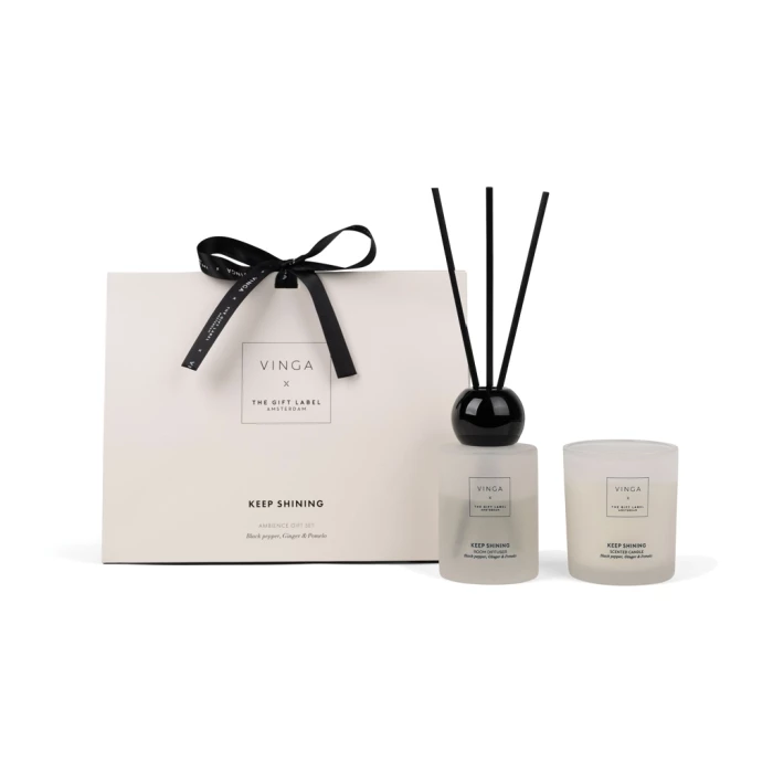 Candle & diffuser-set